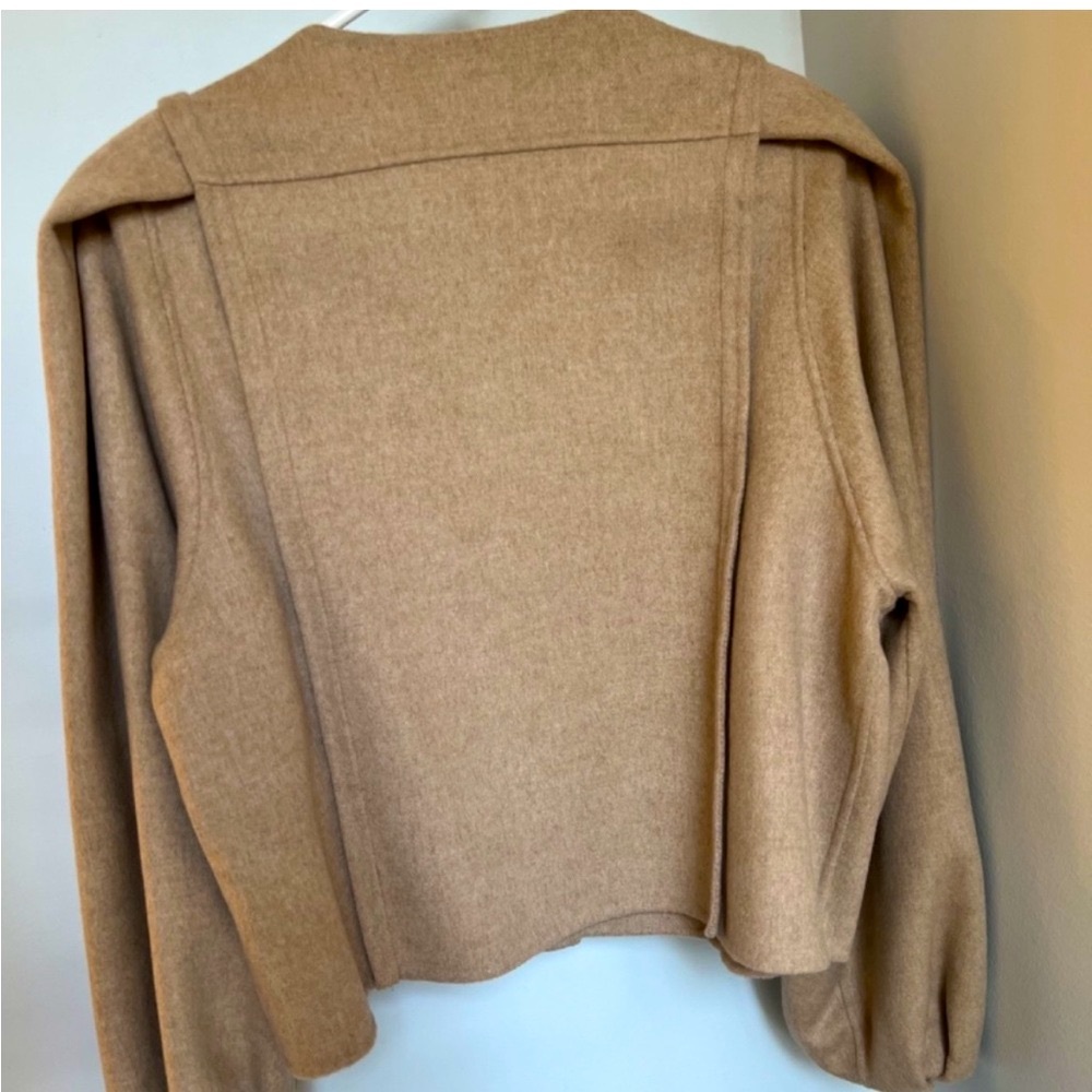 Ulla Johnson Maxine Tan Wool Jacket - Picture 4 of 7